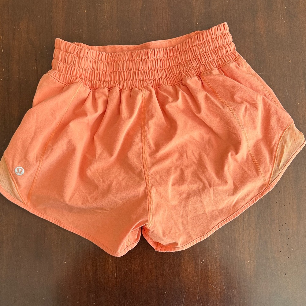 Lululemon Athletica Orange Athletic Top and shorts set - Picture 6 of 7